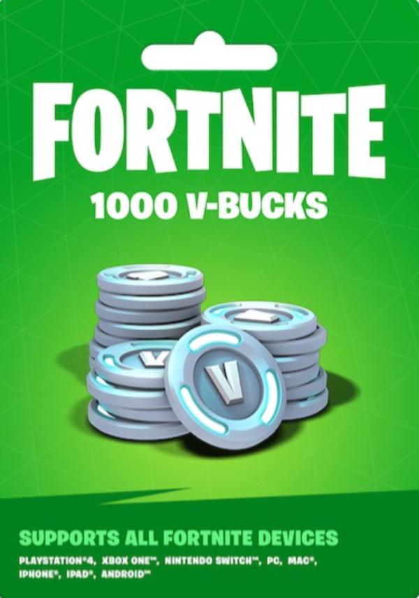 Fortnite 1000 V-Bucks Gift Card